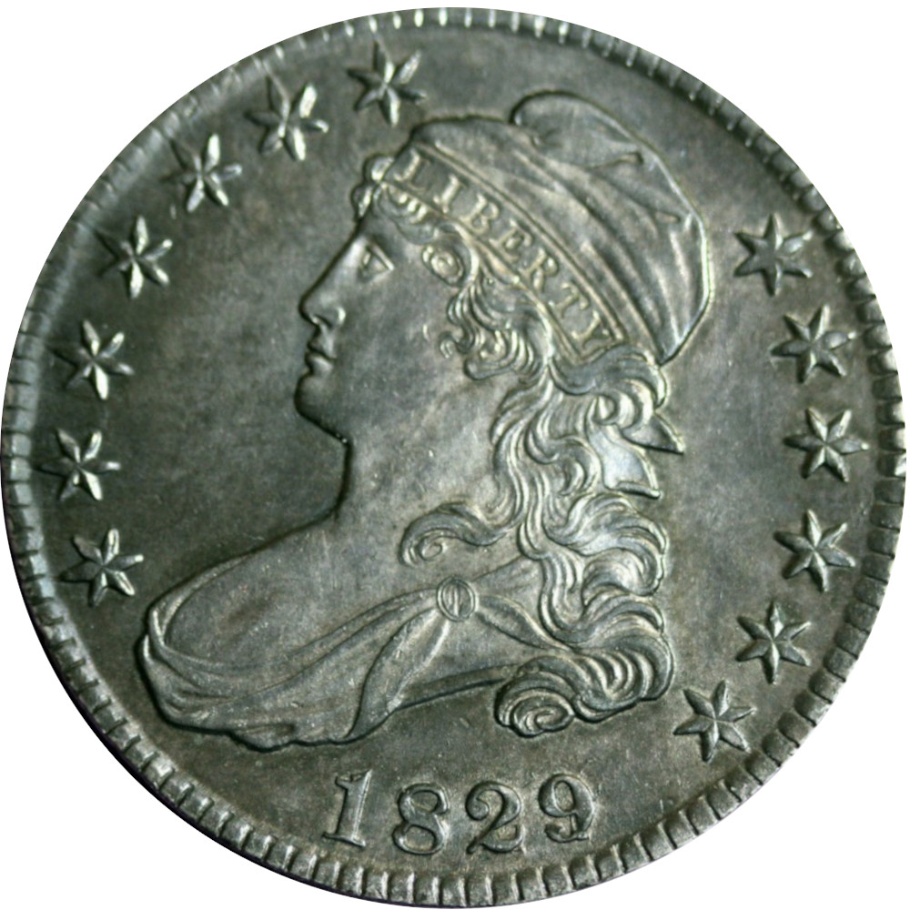 1829/7-50c-Capped-Bust-Half-Dollar-O-101
